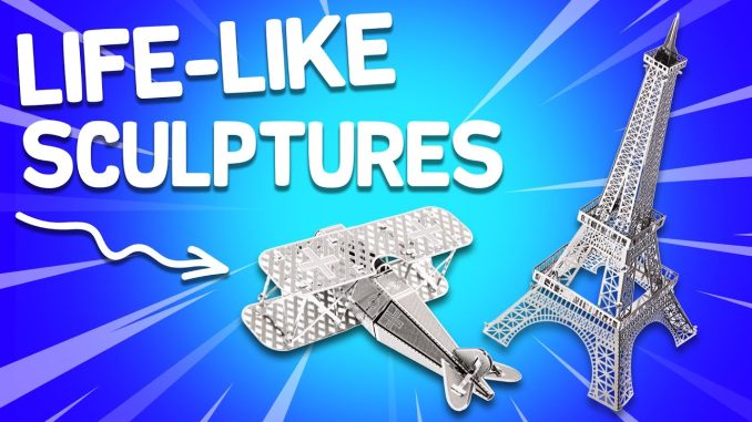 DIY Laser-Cut 3D Sculptures (Titanic, Eiffel Tower, Ferris Wheel, and more)