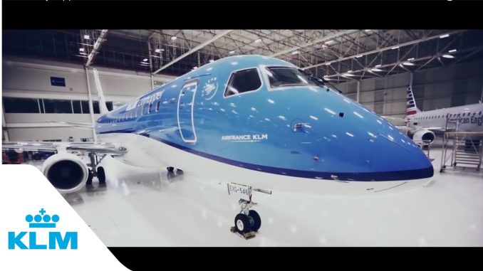 KLM Cityhopper first Embraer 175