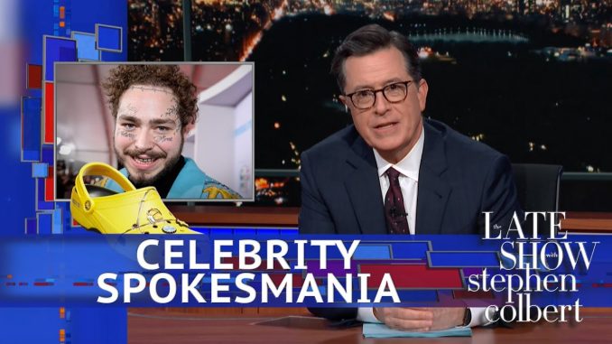 Late Show’s Celebrity Spokesmania: Post Malone’s Crocs