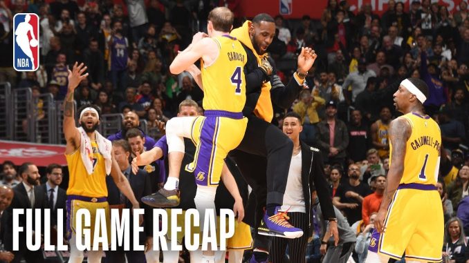 LAKERS vs CLIPPERS | Alex Caruso Leads The Way For The Lakers | April 5, 2019