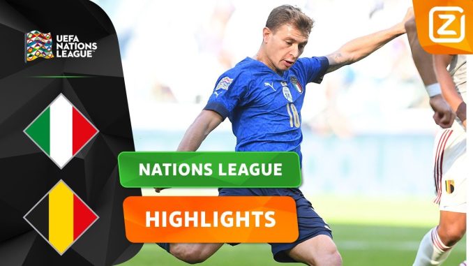 HIJ NEEMT ‘M PERFECT OP DE SLOF! 💥 | Italië vs België | Nations League 2020/21 | Samenvatting