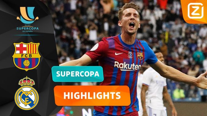 ZE MAKEN ER EEN SPEKTAKEL VAN! 😍⚔️ | Barcelona vs Real Madrid | De Supercopa 2021/22 | Samenvatting