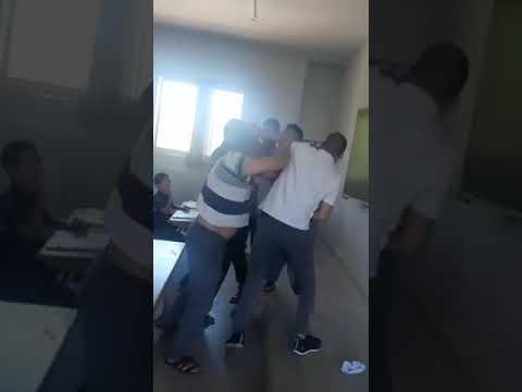 فيديو الاعتداء على الاستاذ داخل القسم