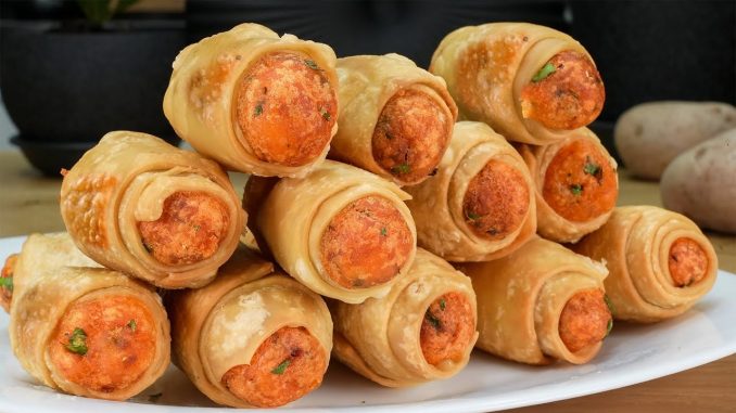 Wenn Sie 3 Kartoffeln und Mehl zu Hause haben, koche Sie dieses einfache Kartoffeln Rezept! ASMR