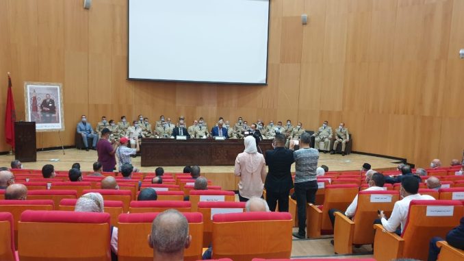 مراسيم تنصيب الكاتب العام ونساء و رجال السلطة الجدد المعينين بنفوذ عمالة وجدة انجاد