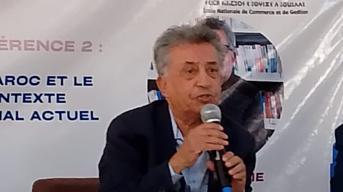 الأستاد والمناضل والسياسي صلاح الديع يحاضر حول المغرب والوضع الدولي المعاصر