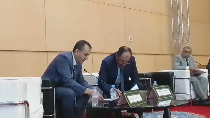 ندوة مشروع القانون الجنائي … توقيع الاتفاقية وكلمة ذ. عبدالحفيظ بوشنتوف رئيس هيئة المحامين بوجدة