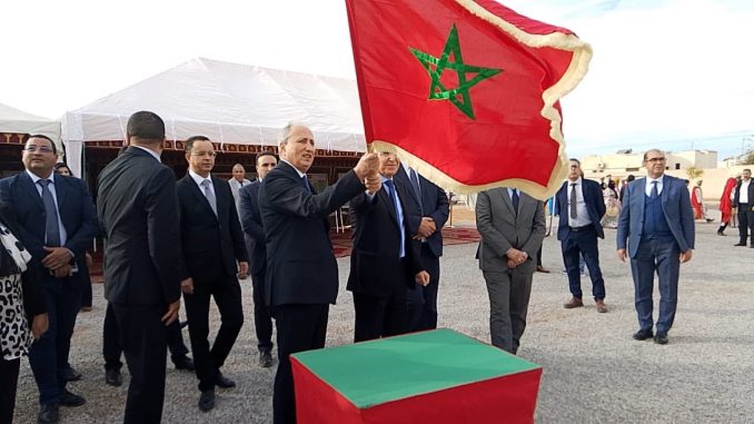 وزير التربية الوطنية يعطي الانطلاقة لأشغال بناء فضاء للشباب وقاعة للجمباز وللفنون القتالية وملعبين