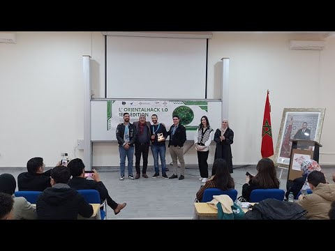 L’équipe gagnante du troisième prix du Hackathon Oriental – 2025 (ENCG – Maroc)