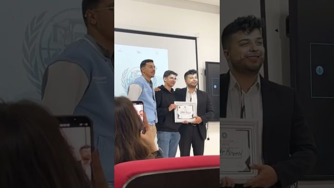 طلبة جامعة محمد الأول بوجدة يتألقون في مسابقة محاكاة الأمم المتحدة بستات 2025