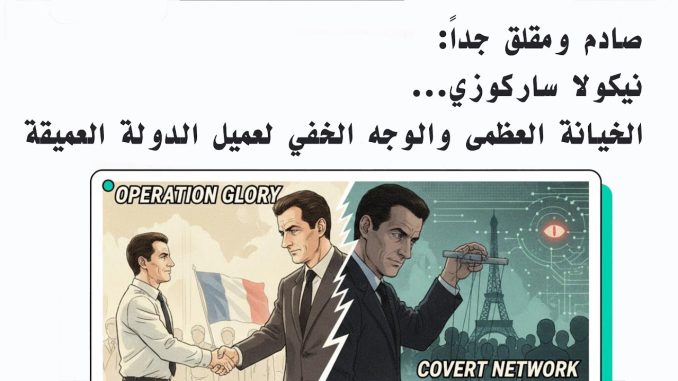صادم ومقلق جداً: نيكولا ساركوزي.. الخيانة العظمى والوجه الخفي لعميل الدولة العميقة (وثائق CIA)