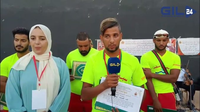 تكريم الأبطال المنقذين في السعيدية: ربيع قيلولي يشكر المنظمة والحصول على أوسمة وشهادات